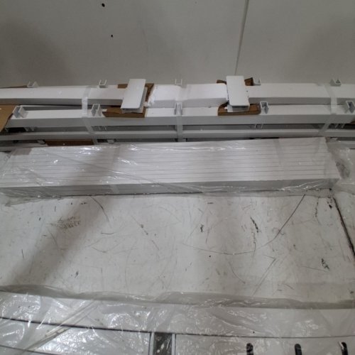 ALLEWIE METAL BED FRAME WITH UNDER-BED STORAGE SPACE - 18" FULL - WHITE - (MODEL: WDLWCTTC002) image 5