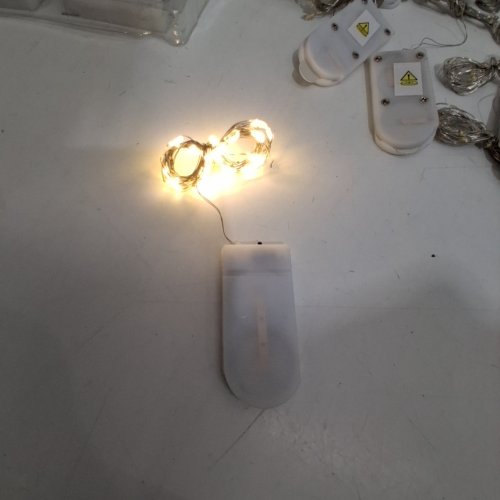 29PK KOLPOP FAIRY LED LIGHTS - 7FT - WARM ORANGE LIGHT - WHITE image 2