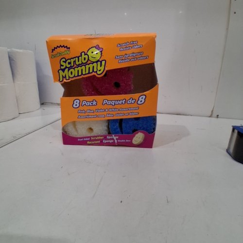 6PK SCRUB MOMMY & SCRUB DADDY FLEX TEXTURE SCRUBBER SPONGE - ASSORTED COLORS (MODEL: 1810882) image 4