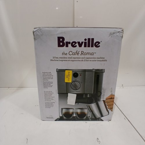 BREVILLE CAFE ROMA ESPRESSO MAKER - 15 BAR - BRUSHED STAINLESS STEEL (MODEL: ESP8XL/A) image 6