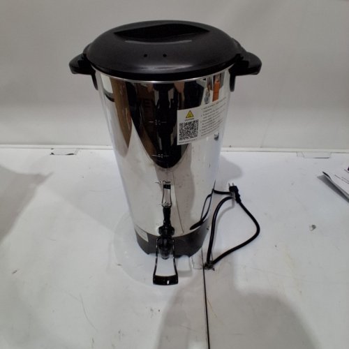 VEVOR COMMERCIAL COFFEE URN DISPENSER/ELECTRIC BOILER FOR FAST BREW - 50 CUPS - STAINLESS STEEL/BLACK (MODEL: KLY-7.4K) image 3