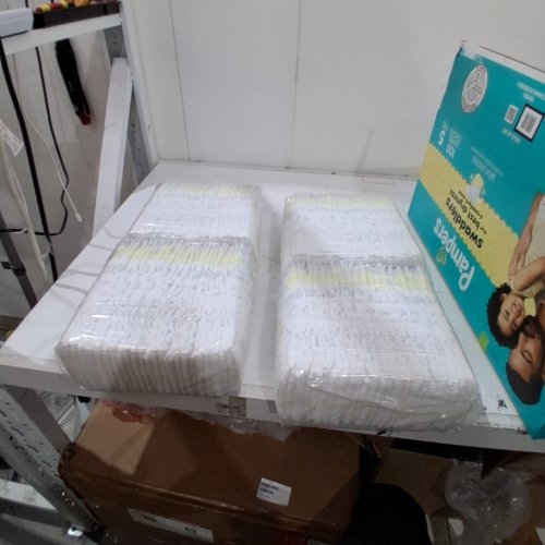 100PK PAMPERS SWADDLERS 100% LEAKPROOF DISPOSABLE BABY DIAPERS - SIZE 5 image 3