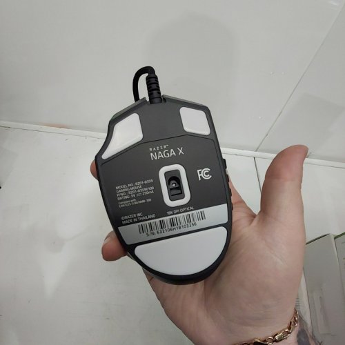 RAZER NAGA X WIRED MMO GAMING MOUSE: 18K DPI OPTICAL SENSOR - 2ND-GEN RAZER OPTICAL SWITCH - CHROMA RGB LIGHTING - 16 PROGRAMMABLE BUTTONS - 85G - CLASSIC BLACK image 3