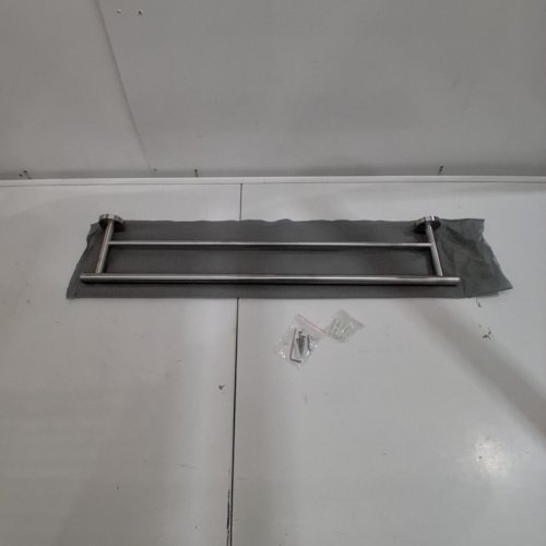 JQK DOUBLE TOWEL BAR - 24" - STAINLESS STEEL (MODEL: TB100L24-BN) image 2