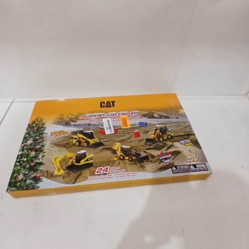 24PC CAT DIECAST SPECIAL HOLIDAY LIMITED EDITION CONSTRUCTION LITTLE MACHINES ADVENT CALENDAR COLLECTIBLE SET - YELLOW/BLACK (MODEL: 85970) image 4