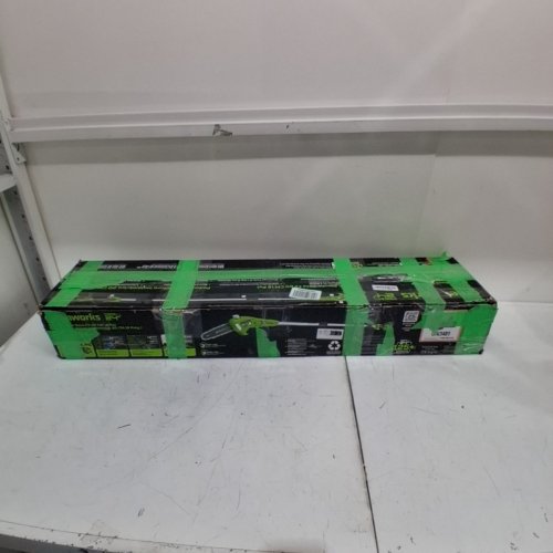 GREENWORKS POLE SAW WITH BATTERY AND CHARGER, 9-11FT LENGTH - GREEN (MODEL: 1402102) image 8