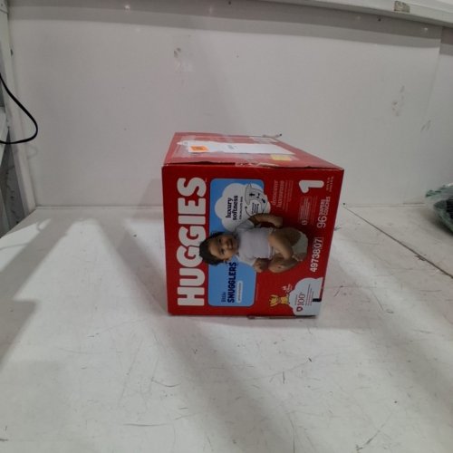 96 PK HUGGIES LITTLE SNUGGLERS BABY DIAPERS - SIZE 1 image 2