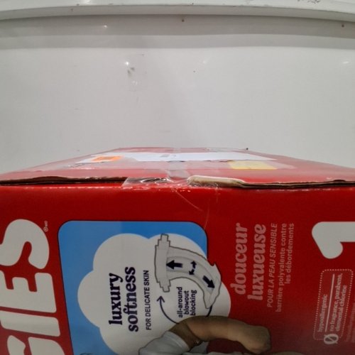 96 PK HUGGIES LITTLE SNUGGLERS BABY DIAPERS - SIZE 1 image 3