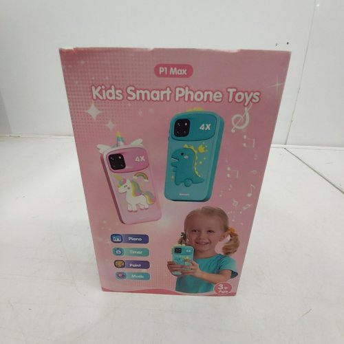 KIDS SMARTYTOYS SMART PHONE TOY WITH CAMERA - 1080P - 48MP - 4" - PINK/UNICORN (MODEL: P1 MAX) image 6