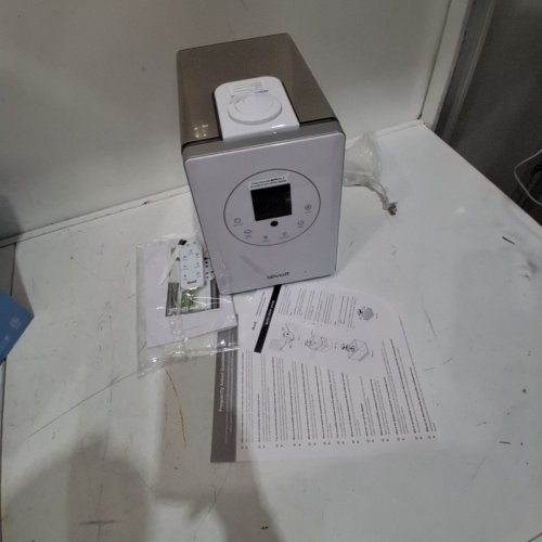 LEVOIT HYBRID ULTRASONIC WARM & COOL MIST HUMIDIFIER WITH REMOTE CONTROL & DIGITAL DISPLAY - WHITE - (MODEL: LV600HH) image 3