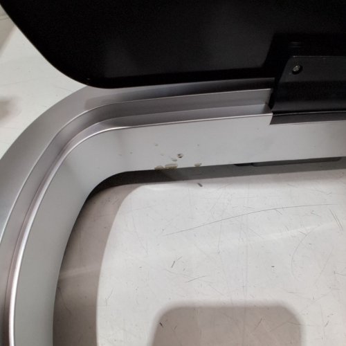 OVAL AUTOMATIC TOUCH FREE TRASH CAN - 13GAL - STAINLESS STEEL (MODEL: TC-1350R-SS) image 3
