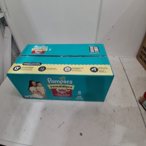 88PK PAMPERS SWADDLERS 100% LEAKPROOF 360 PULL-ON DISPOSABLE DIAPERS - SIZE 5 image 2