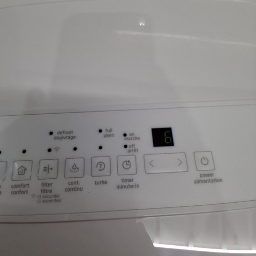 MIDEA ENERGY STAR DEHUMIDIFIER WITH PUMP -WIFI - SMART VOICE COMPATIBLE -4,500 SQ. FT COVERAGE - WHITE (MODEL: MAD50P1AWS) image 2