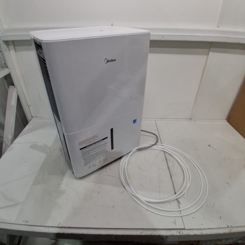 MIDEA ENERGY STAR DEHUMIDIFIER WITH PUMP -WIFI - SMART VOICE COMPATIBLE -4,500 SQ. FT COVERAGE - WHITE (MODEL: MAD50P1AWS) image 3