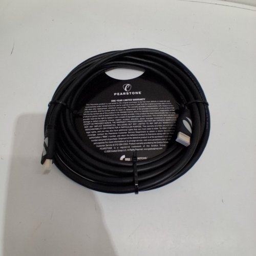 PEARSTONE HIGH SPEED HDMI CABLE WITH ETHERNET - 4 K RESOLUTION - 15FT - BLACK (MODEL: HDA-115) image 3
