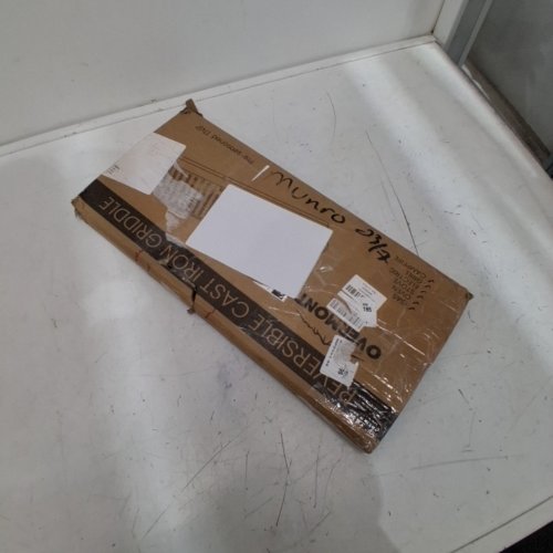 UNBRANDED REVERSIBLE CAST IRON GRILL/GRIDDLE - 16.5" X 9" - BLACK image 5