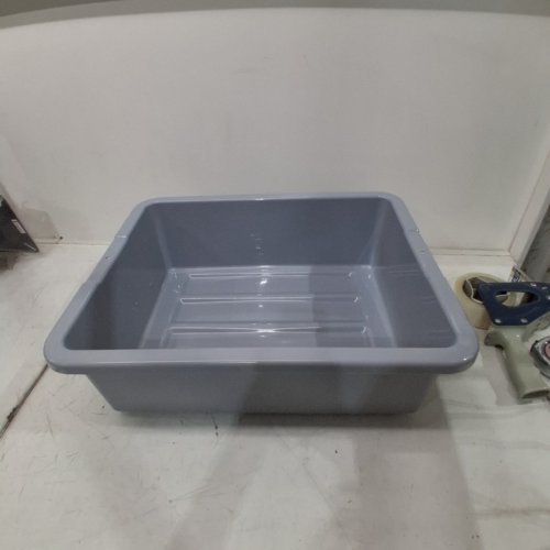 RUBBERMAID COMMERCIAL UTILITY BOX - 21" X 17" X 7" - GREY (MODEL: FG335100GRAY) image 3