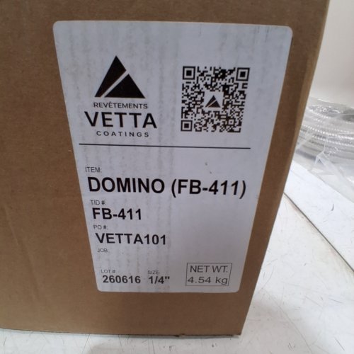 VETTA COATINGS DECORATIVE FLOOR EPOXY COATING FLAKES - 1/4" 10LBS - DOMINO (ITEM: DOMINO (FB-411)) image 2