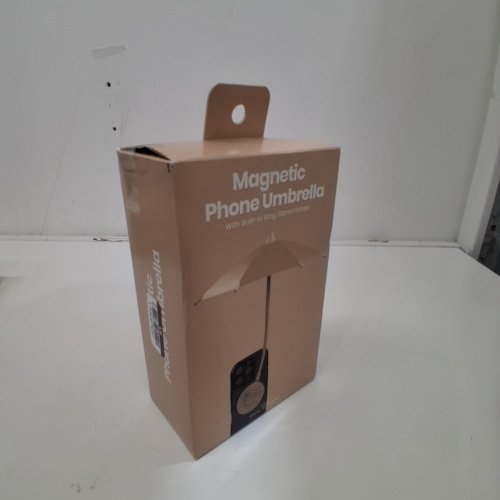 GEMS MAGNETIC PHONE UMBRELLA SUN SHADE SHIELD FOR OUTDOORS WITH FLEXIBLE ANGLE DESIGN & ROTATABLE PHONE RING - BEIGE image 3