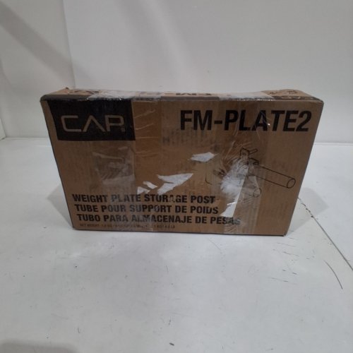 2pk CAP BARBELL OLYMPIC PLATE HOLDERS MAX 300LBS - 2" - BLACK (MODEL:FM-PLATE2) image 4