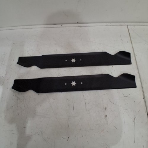 2PK REPLACEMENT LAWN MOWER BLADES FOR CUB CADET LAWN TRACTORS - 23.25" - BLACK image 2