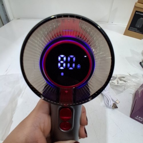 DRFLASH LED FABRIC SHAVER AND LINT REMOVER - BLACK / ROSE (MODEL: CY609) image 2