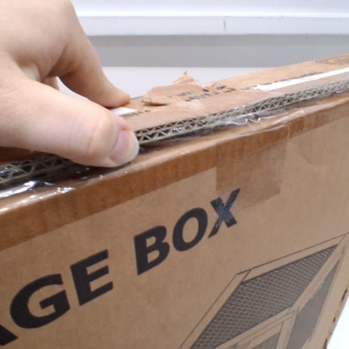 UFORIC OUTDOOR WEATHERPROOF RATTAN STORAGE BOX - 30 GAL - 23" X 17" X 22" - BLACK (MODEL: YWTH0040) image 3