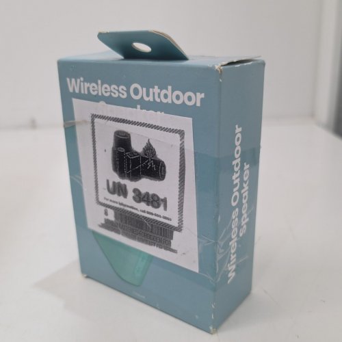 GEMS BLUETOOTH WIRELESS OUTDOOR SPEAKER WITH CARABINER - MINT GREEN image 2