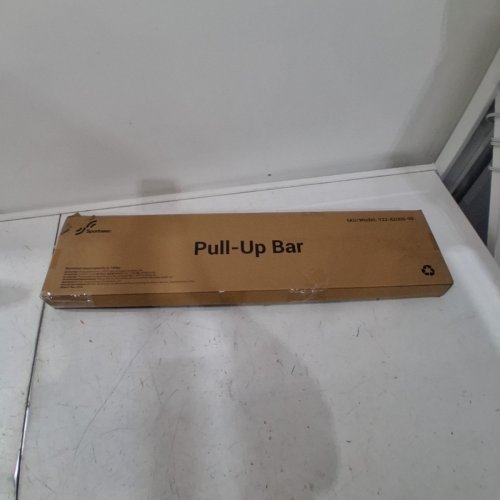 SPORTNEER ADJUSTABLE WIDTH LOCKING MECHANISM NO SCREWS AT HOME PULL UP BAR - 29.5" - 37" 400LBS MAX - BLACK/ORANGE - (MODEL: Y22-82000-90) image 3