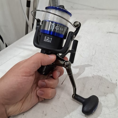 BPS OFFSHORE ANGLER TIGHTLINE II SPINNING REEL - 5.2:1 GEAR RATIO, 4000 SIZE - BLUE - (MODEL: TLB4000) image 2