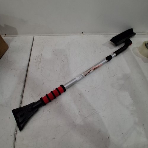 MALLORY EXTENDING SNOW BROOM WITH SWIVEL HEAD - 52" - RED image 2