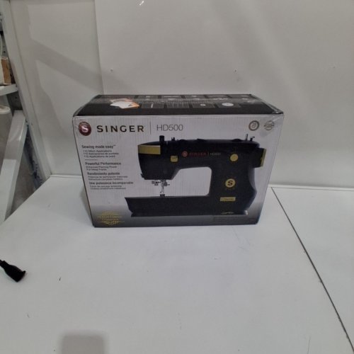 SINGER HEAVY DUTY 500 CLASSIC SEWING MACHINE WITH 23 BUILT-IN STITCHES - BLACK/GOLD (MODEL: HD500) image 11