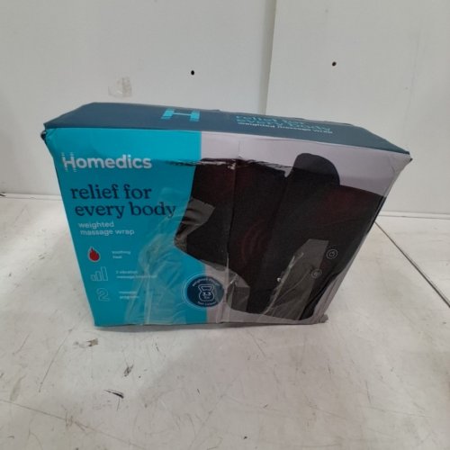 HOMEDICS WEIGHTED VIBRATING MASSAGE WRAP WITH HEAT- DARK GRAY (MODEL: HCM-356H) image 3