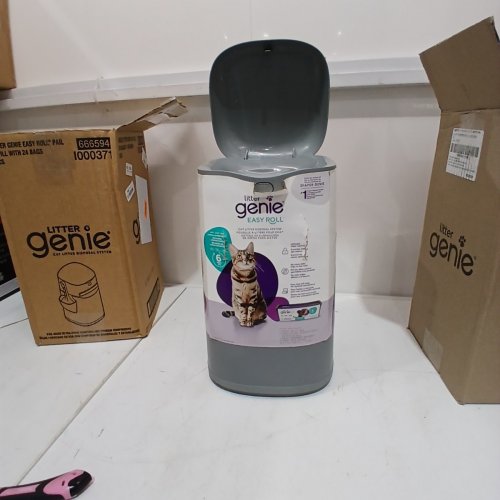 LITTER GENIE EASY ROLL PAIL WITH EASY ROLL REFILL- 17.5" - GREY (MODEL: 666594/I000371) image 2