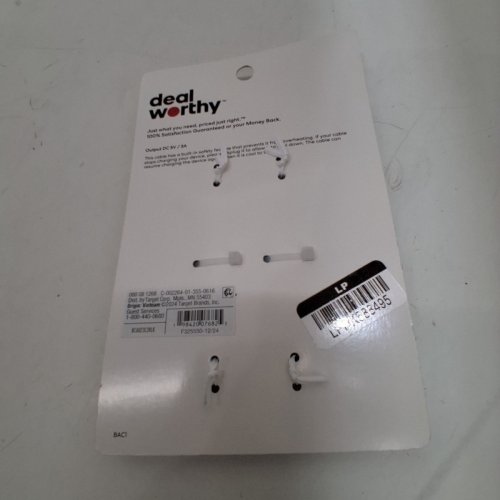 2PK DEALWORTHY FAST CHARGING USB-C TO USB-A CABLES - 3FT EACH - BLACK image 3