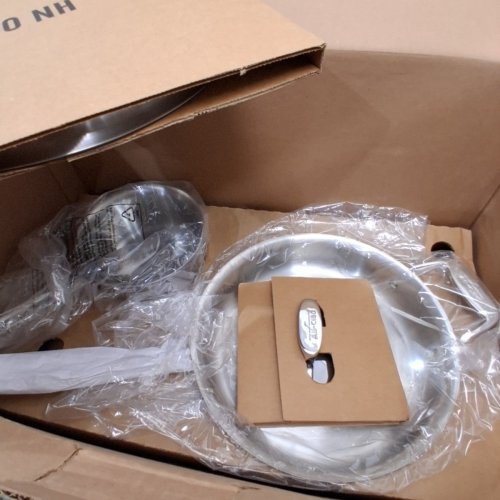 10PC ALL-CLAD D5 STAINLESS STEEL CORE COOKWARE SET - (MODEL: BD5005710-R) image 3