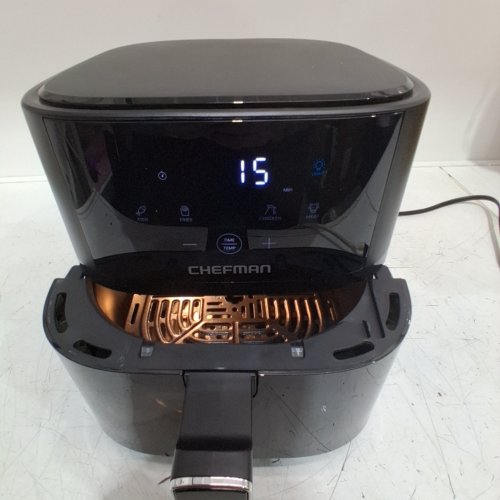 CHEFMAN DIGITAL AIR FRYER - 4QT CAPACITY - BLACK (MODEL: RJ38-4TW-BLACK-DS-CA) image 2