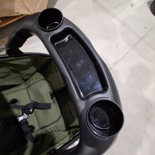 MOMPUSH LITHE V2 LIGHTWEIGHT STROLLER WITH CUP HOLDER AND RAIN COVER - GREEN (MODEL: T3500M) image 3