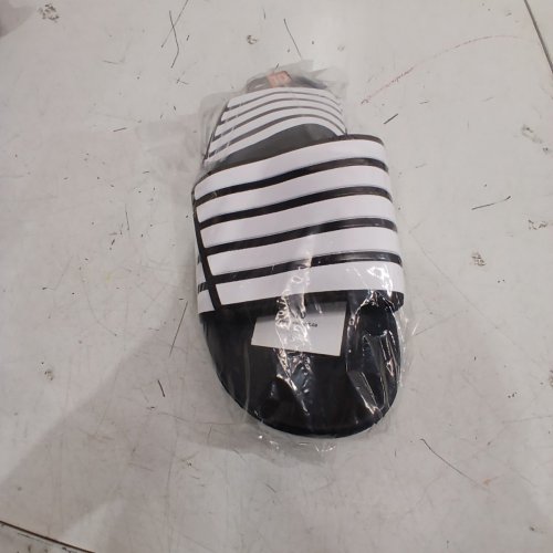 MEN'S VELCRO POOL SLIDES- 10 - BLACK / WHITE (STYLE: 14CONORM26) image 5