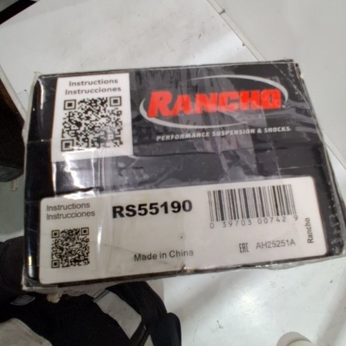 RANCHO REAR SHOCK ABSORBER - FITS VARIOUS CHEVROLET MODELS - WHITE/RED (MODEL: RS55190) image 5