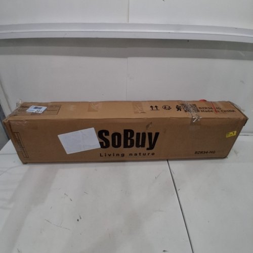 SOBUY - BATHROOM CABINET/SHELF - TALL CABINET CUPBOARD - GREY - (MODEL: BZR34-HG) image 6
