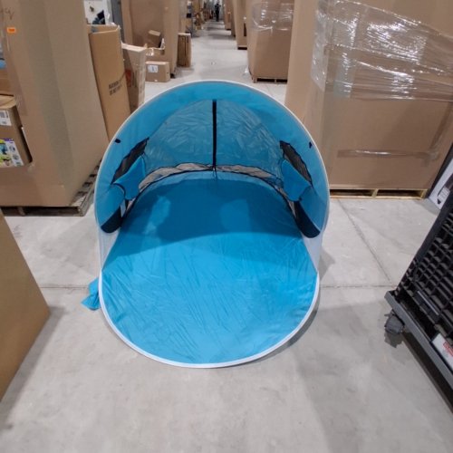 WOLFWISE SPLITWAVE R10 FOLDABLE POP UP SUN SHADE BEACH TENT - 3-PERSON - BLUE image 3