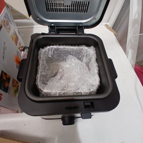 STARFRIT HERITAGE QUICK-RELEASE COMPACT ELECTRIC DEEP FRYER - 1.5L, 800W - BLACK/SILVER (MODEL- ‎023610) image 5