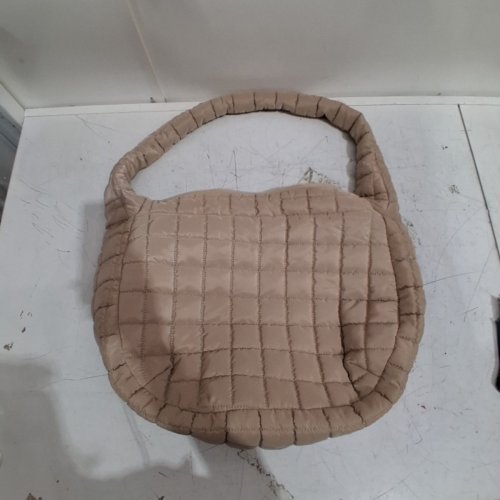 MONDETTA OVERSIZED QUILTED FRONT ZIP TOTE BAG - BEIGE (MODEL : 1194279) image 3