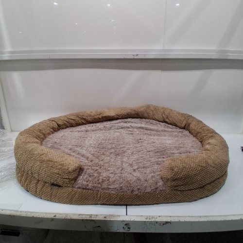 MIORUN ORTHOPEDIC PLUSH OVAL PET BED WITH WASHABLE COVER - (43" X 31") - CAMEL (MODEL: 23MC02001-L) image 2