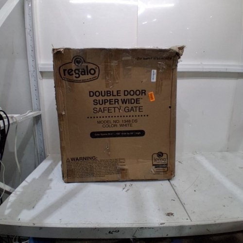 RAGALO DOUBLE DOOR SUPER WIDE SAFETY GATE 192" MODEL 1348 DS WHITE image 6