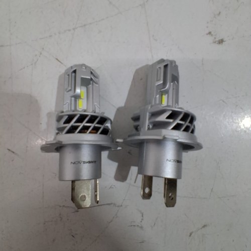 2PK NOVSIGHT LED HEADLIGHT CONVERSION BULBS - FITS SELECT MODELS- SILVER (STYLE: H4) image 3