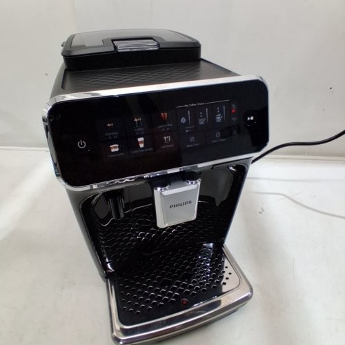 PHILIPS 3300 SERIES FULLY AUTOMATIC ESPRESSO MACHINE WITH LATTEGO MILK SYSTEM AND INTEGRATED GRINDER - GLOSSY BLACK (MODEL:EP3341/50) image 2