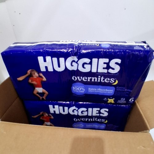 84PK HUGGIES OVERNITES DIAPERS - SIZE 6 image 2