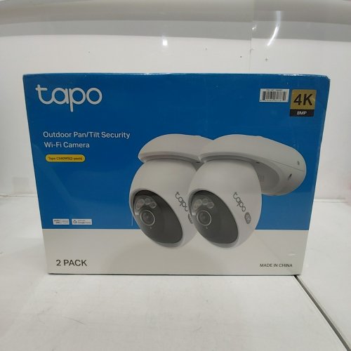 TP-LINK TAPO UHD 4K PAN & TILT OUTDOOR WI-FI SECURITY CAMERA WITH NIGHT VISION & SPOTLIGHTS - WHITE (MODEL:C560WS) image 2
